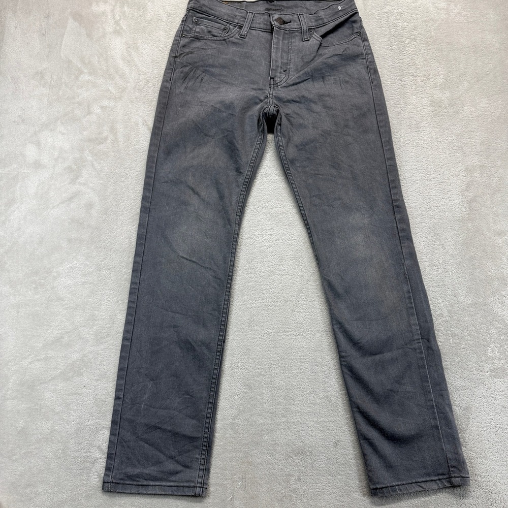 Levi's 511 Jeans Mens 29x30 Gray 511 Slim Fit Faded Denim Pants Stretch Preppy